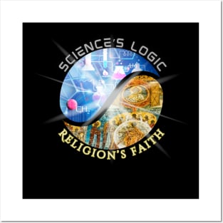 Religion x Science Posters and Art